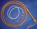 10ft Natural Tan 12 plait Indiana Jones Bullwhip 1D